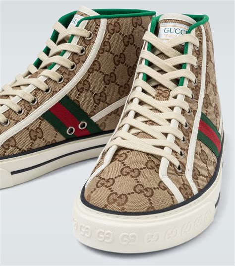 gucci 1977 tennis shoes|gucci tennis 1977 high top.